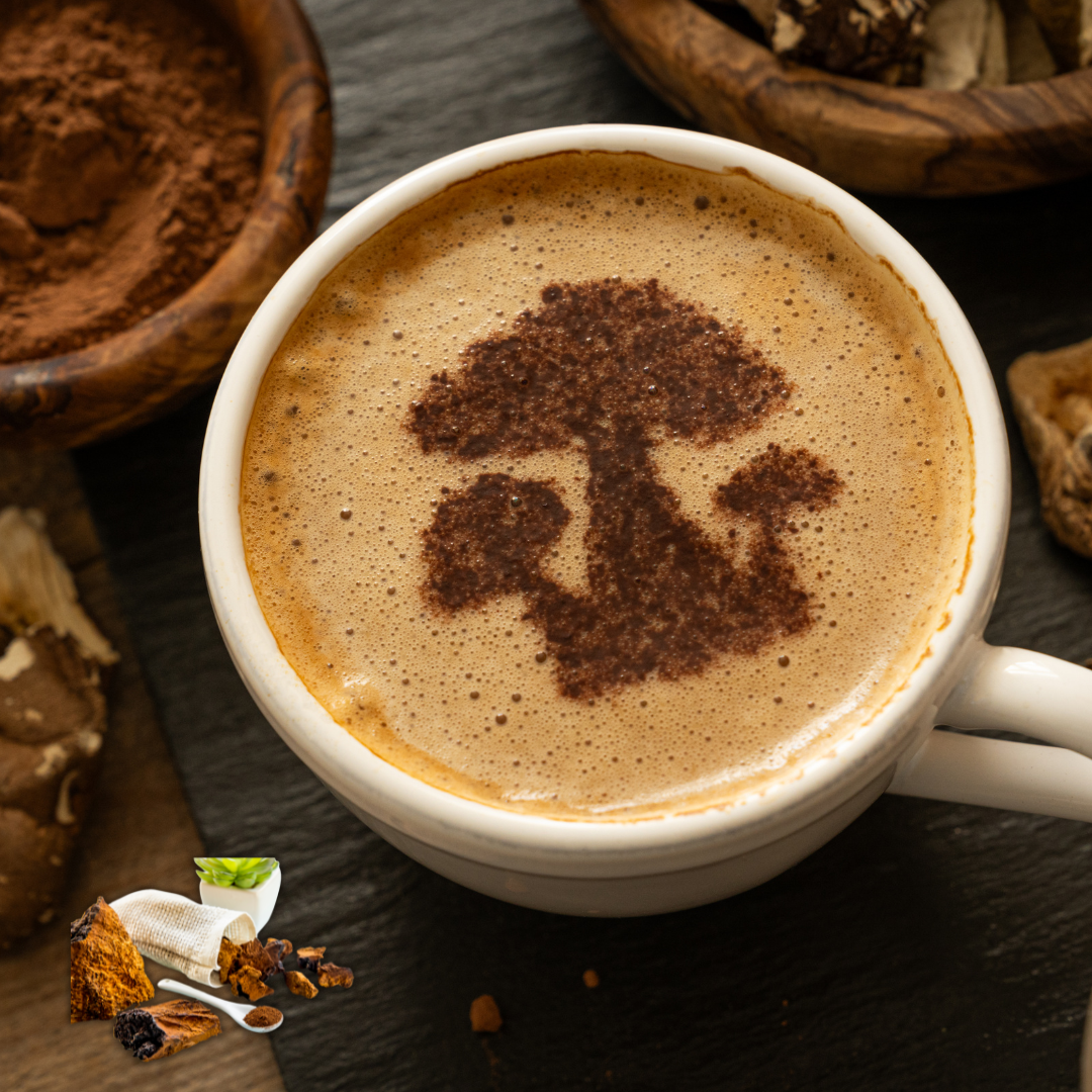 Mushroom Mushrooms Coffee Ryze Health Kaizen Coffee Healthy Holistic Wellness Mental
