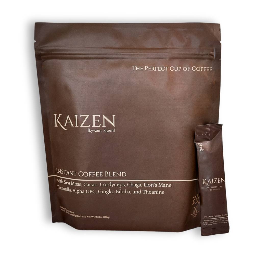 Kaizen Coffee - Premium Organic Mushrooms with Nootropics, Sea Moss and Cacao